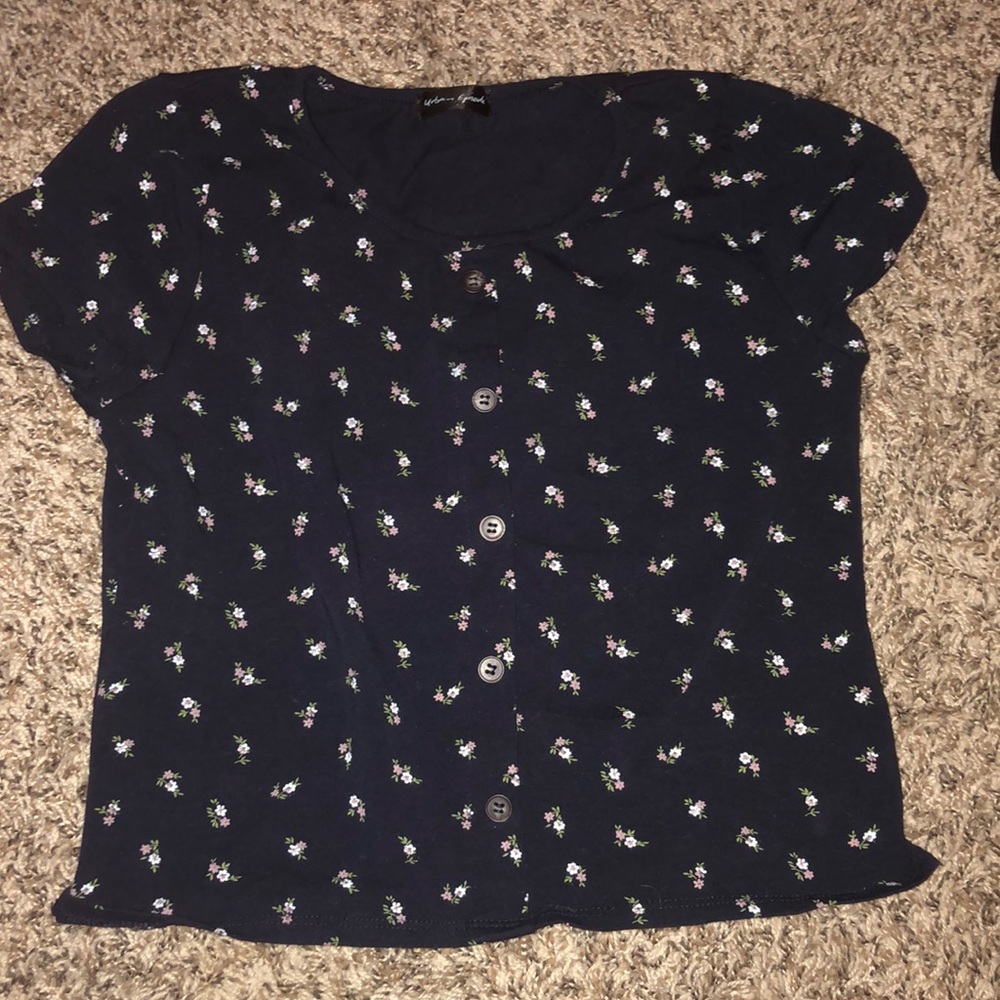 floral crop top